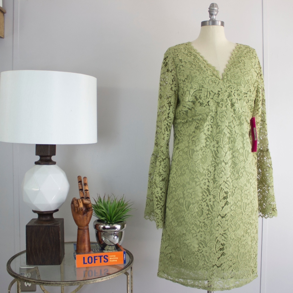 Betsey Johnson Olive Lace Dress